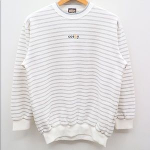 Vintage COSBY striped sweatshirt